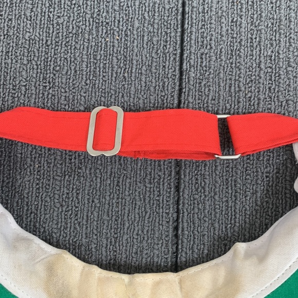 Vintage The Oaks Visor Unisex OSFA Red White Wide Brim Strapback Duckster USA - Picture 13 of 13